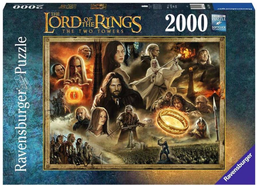 Ravensburger puzzel The Lord of The Rings: The Two Towers Legpuzzel 2000 stukjes