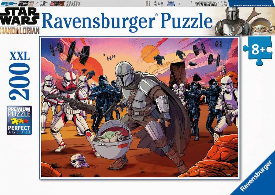 Ravensburger puzzel The Mandalorian de krachtmeting legpuzzel 200 stukjes