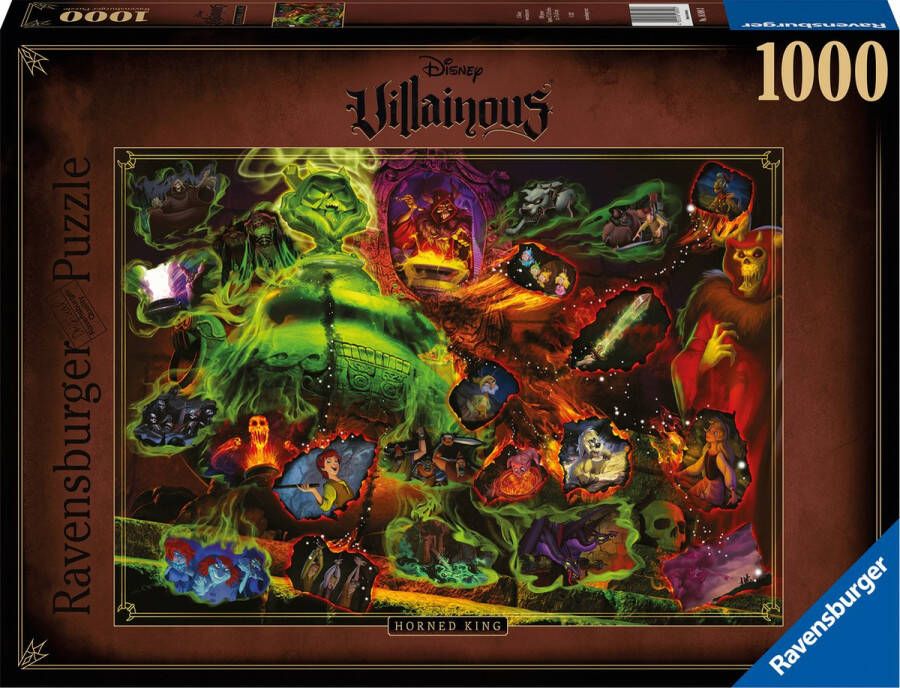 Ravensburger puzzel Disney Villainous Horned King Legpuzzel 1000 stukjes