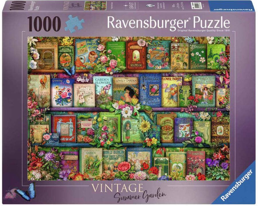 Ravensburger puzzel Vintage tuinboeken Legpuzzel 1000 stukjes