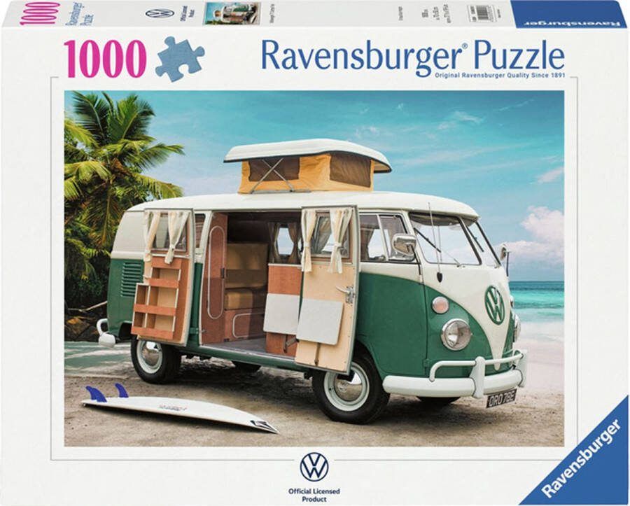 Ravensburger puzzel Volkswagen T1 CamperVan 1000 stukjes