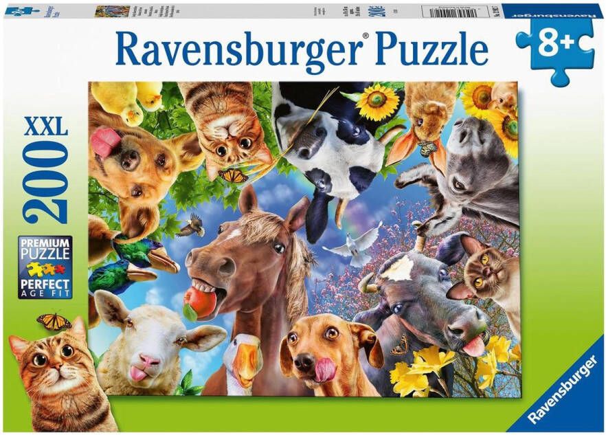 Ravensburger puzzel Vrolijke Boerderijdieren Legpuzzel 200 stukjes
