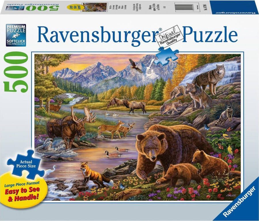 Ravensburger puzzel Wildernis Legpuzzel 500 stukjes