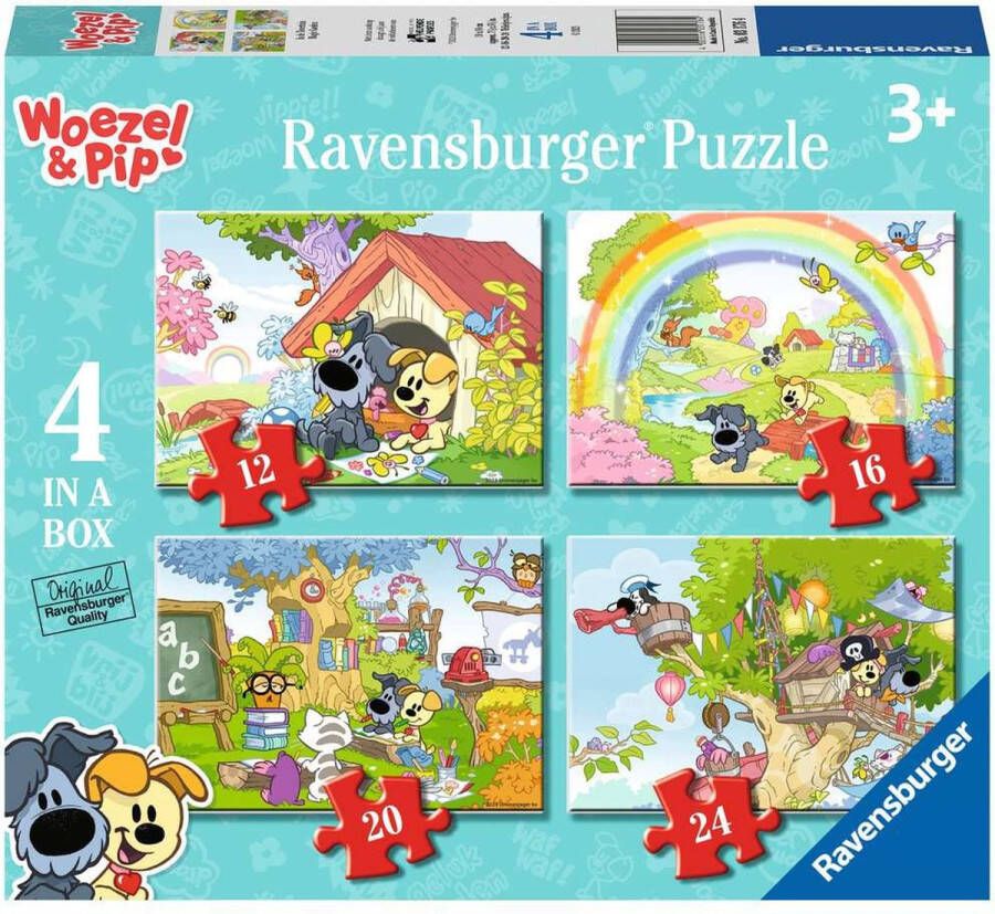 Ravensburger Puzzel Woezel & Pip In de Tovertuin Legpuzzel 12 16 20 24 stukjes