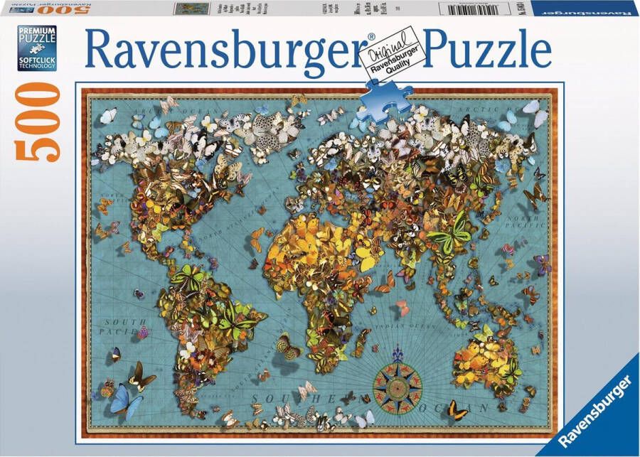 Ravensburger puzzel World of Butterflies Legpuzzel 500 stukjes