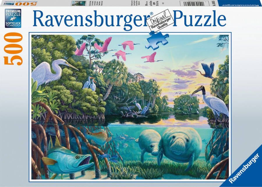 Ravensburger puzzel Zeekoe Momenten Legpuzzel 500 stukjes