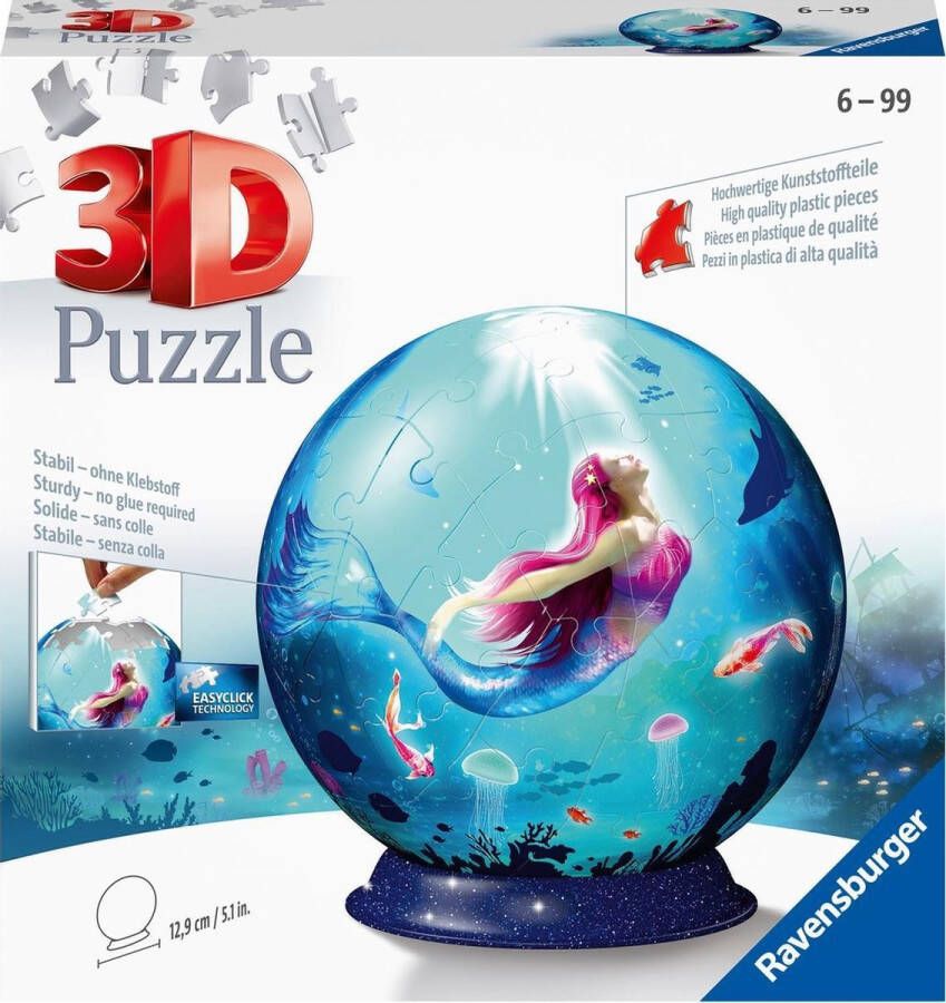 Ravensburger puzzleball Enchanting Mermaids 3D Puzzel 72 stukjes