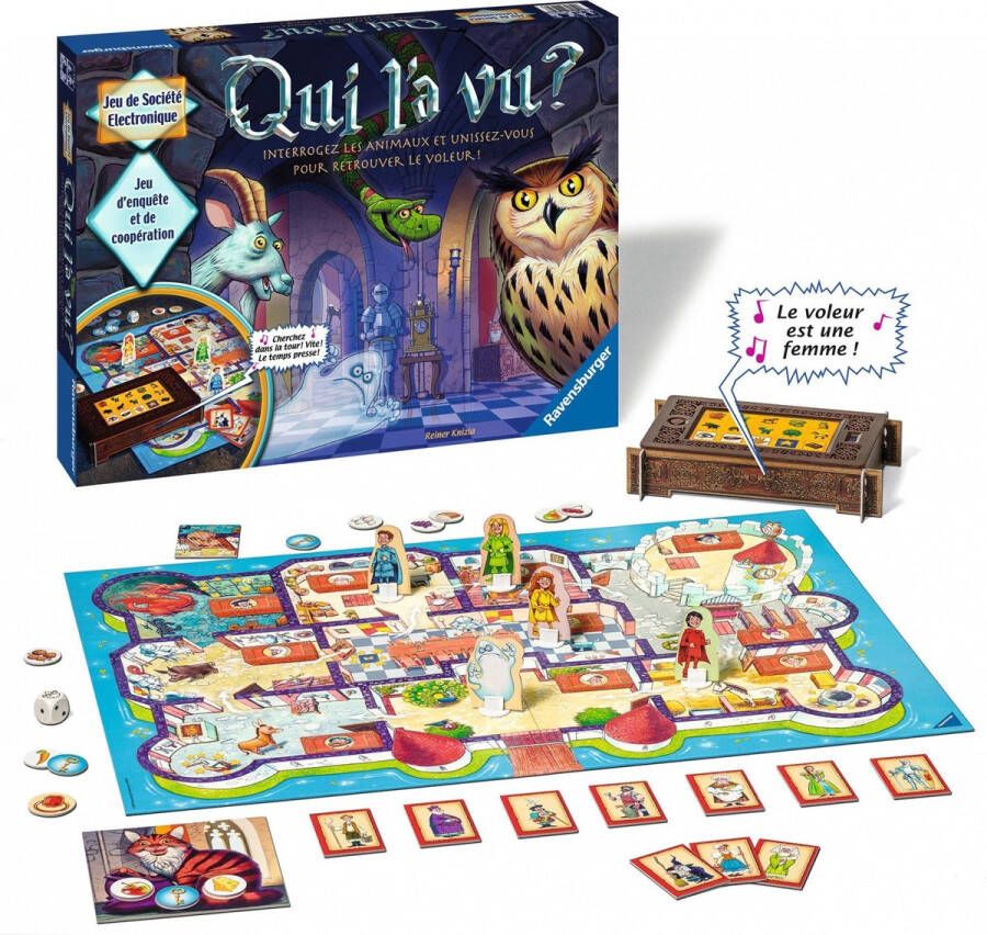 Ravensburger Qui l'a vu ? Kaartspel Gelukspel