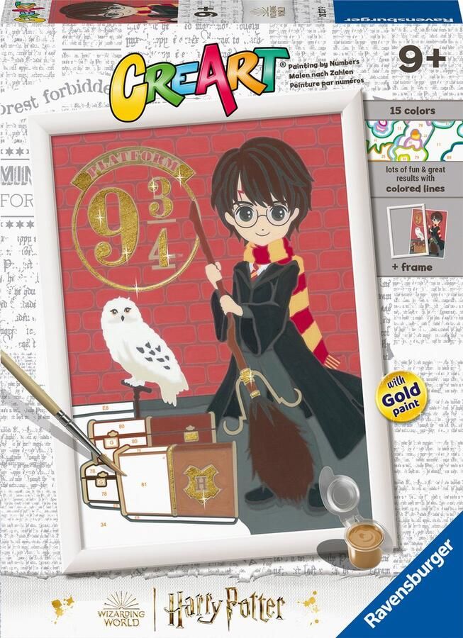 Ravensburger CreArt Harry Potter Magical Journey Schilderen op nummer voor kinderen