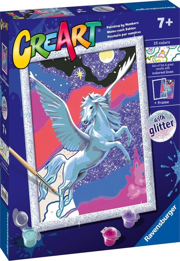 Ravensburger CreArt Powerful Pegasus Schilderen op nummer voor kinderen