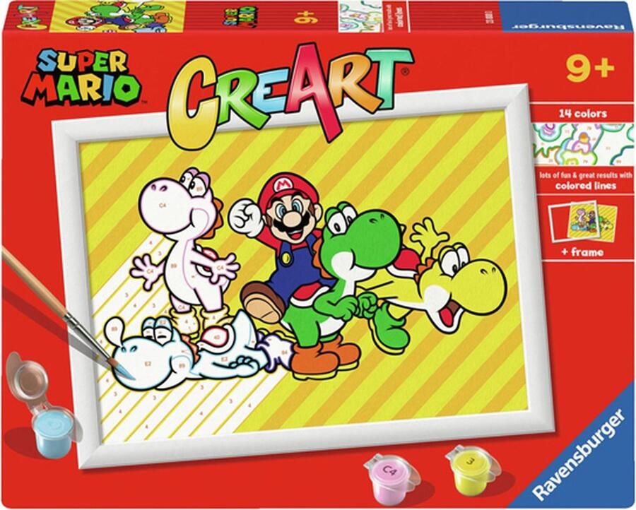 Ravensburger CreArt Super Mario Schilderen op Nummer