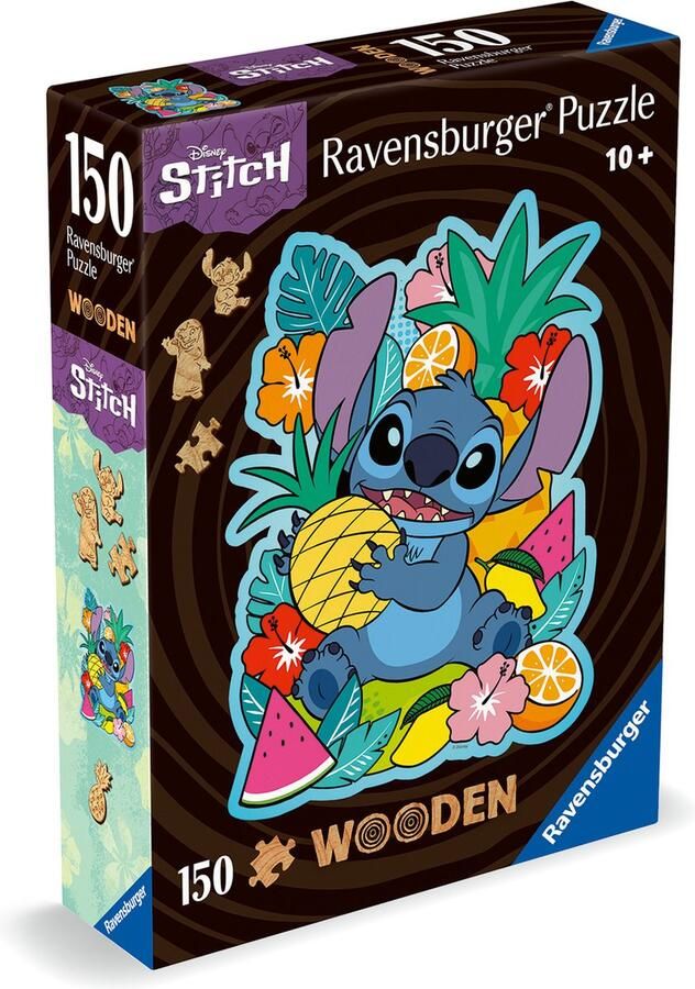 Ravensburger houten puzzel Disney Stitch Legpuzzel 150 stukjes