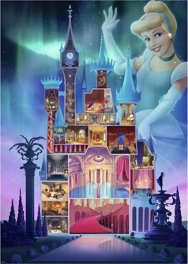 Ravensburger puzzel Disney Castles: Cinderella 1000 stukjes