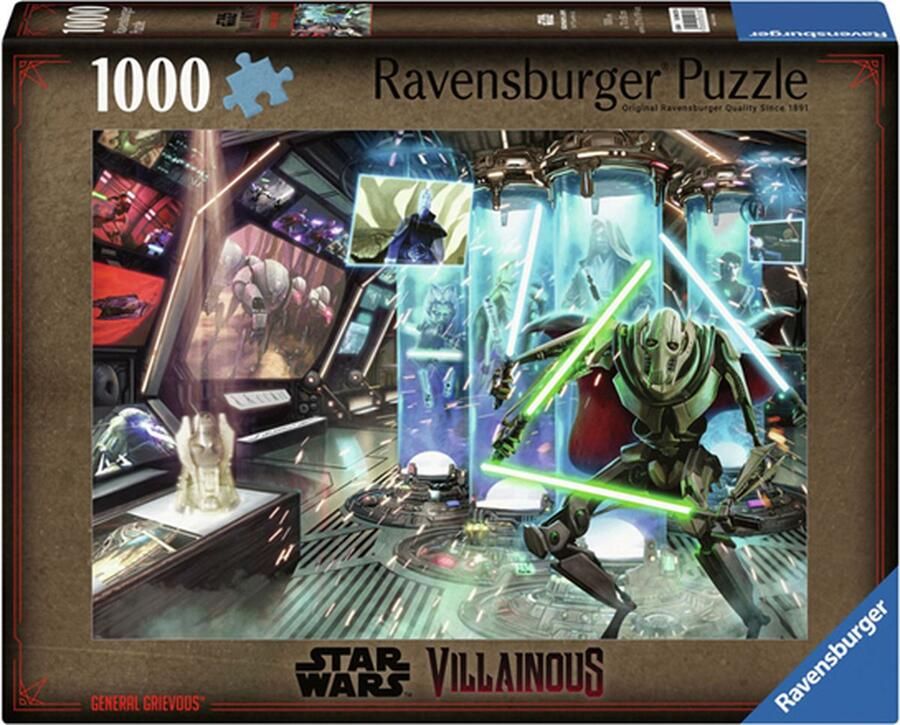 Ravensburger Legpuzzel Star Wars Villainous General Grievous 1000st