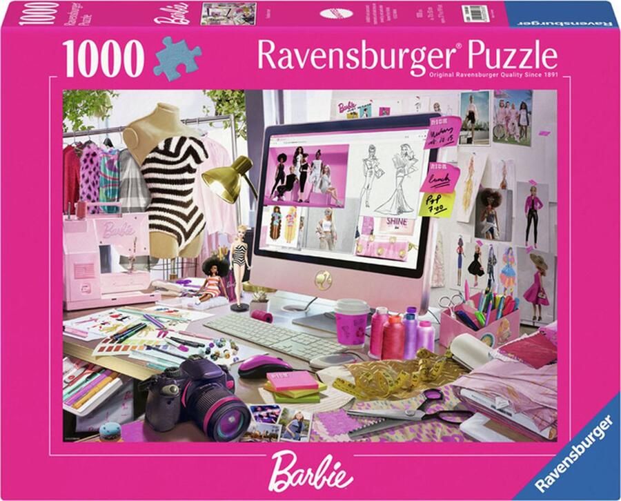 Ravensburger puzzel Barbie Mode-icoon Legpuzzel 1000 stukjes