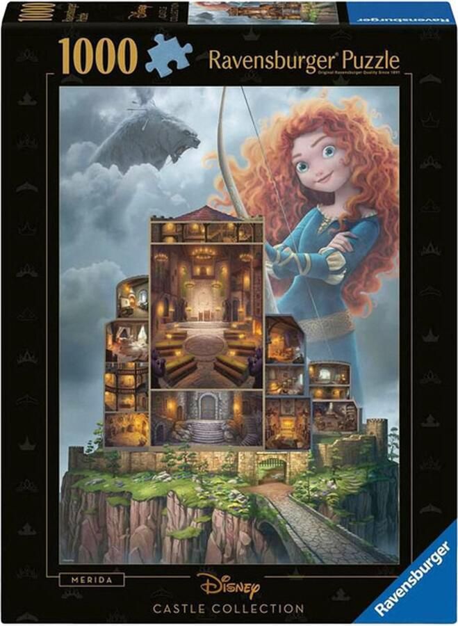 Ravensburger puzzel Disney Castles: Merida Legpuzzel 1000 stukjes
