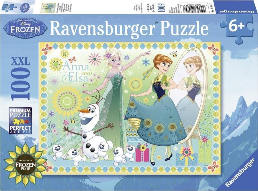 Ravensburger puzzel Disney Frozen Fever Legpuzzel 100 stukjes