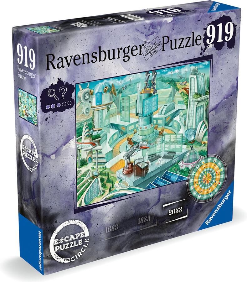 Ravensburger puzzel Escape the Circle Anno 2083 Legpuzzel 919 stukjes