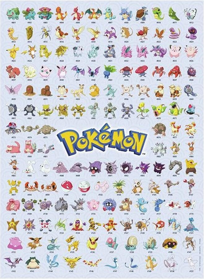 Ravensburger puzzel Pokémon Legpuzzel 500 stukjes
