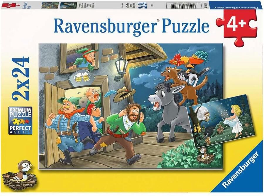 Ravensburger puzzel Sprookjes Legpuzzel 2x24 stukjes