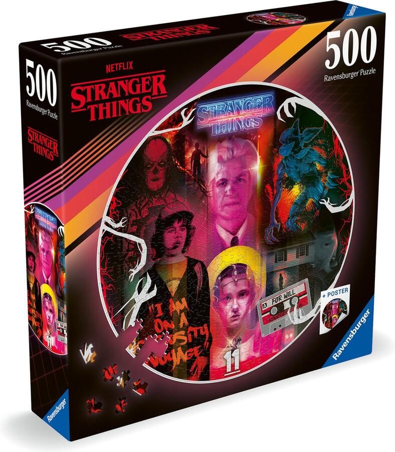 Ravensburger puzzel Stranger Things Legpuzzel 500 stukjes