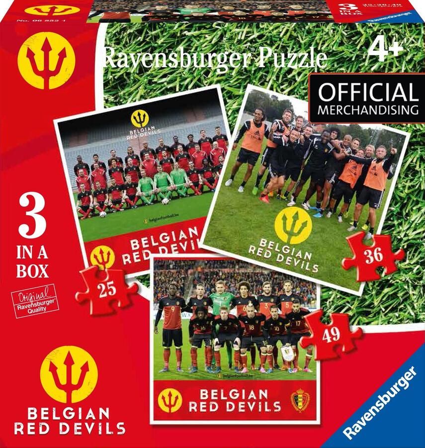 Ravensburger Red Devils 2016 Puzzels 25 36 49 stukjes