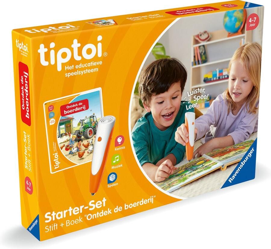 Ravensburger tiptoi Starter Set Ontdek de Boerderij Interactief Leersysteem