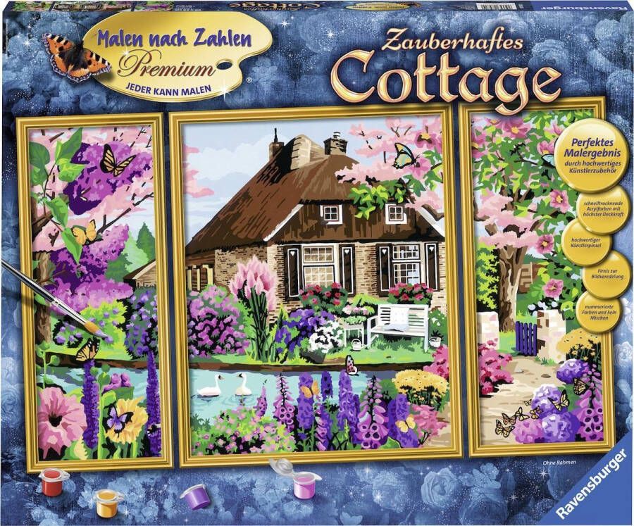 Ravensburger Schilderen op nummer Betoverende Cottage Hobbypakket