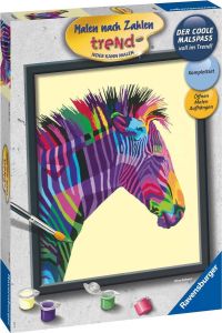 Ravensburger Schilderen op nummer Bonte Zebra Hobbypakket