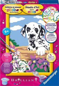 Ravensburger Schilderen op nummer Dalmatier Puppy Hobbypakket