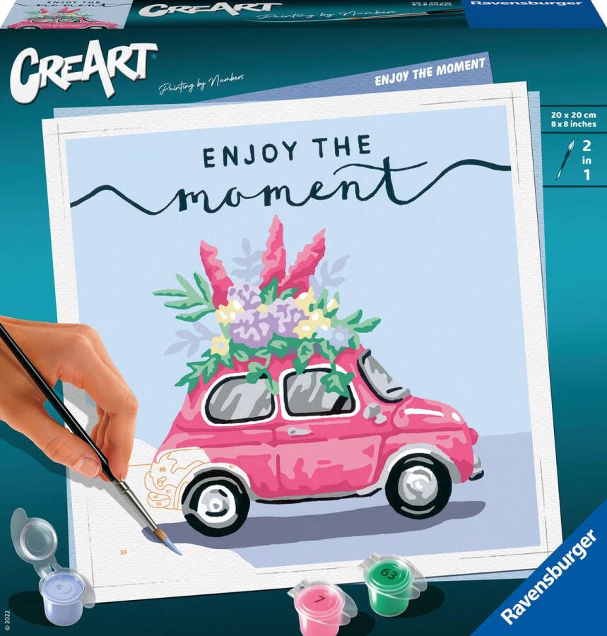 Ravensburger Schilderen op nummer Ravensburger CreArt Enjoy The Moment Schilderen op nummer voor volwassenen Hobbypakket