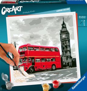 Ravensburger Schilderen op nummer Ravensburger CreArt Londen Schilderen op nummer voor volwassenen Hobbypakket