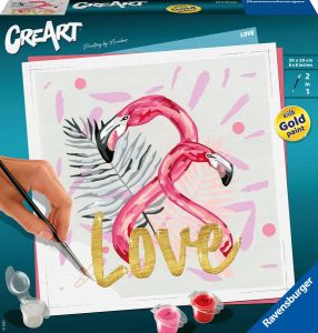 Ravensburger Schilderen op nummer Ravensburger CreArt Love Schilderen op nummer voor volwassenen Hobbypakket