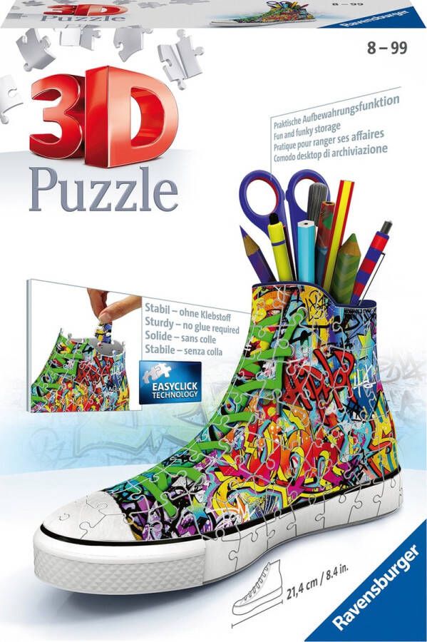 Ravensburger Sneaker Grafitti Print- 3D puzzel 108 stukjes