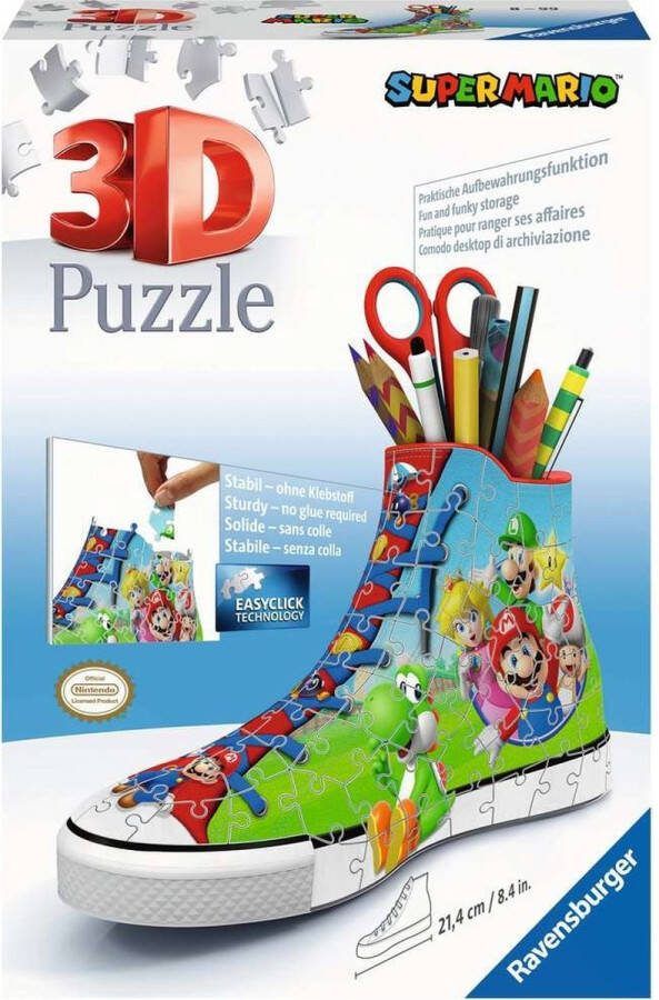 Ravensburger Sneaker Super Mario 3D puzzel 108 stukjes