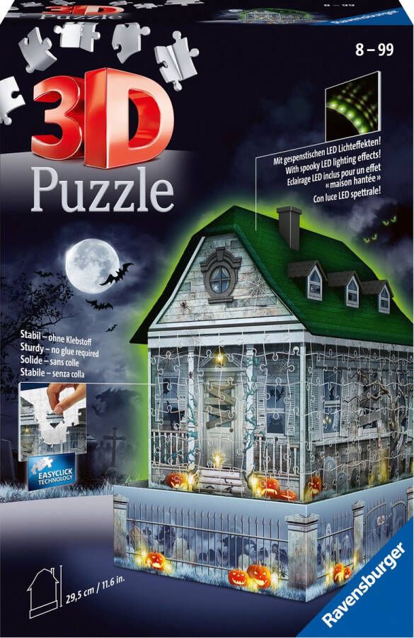 Ravensburger Haunted House Night Edition 3D legpuzzel 216 stukjes