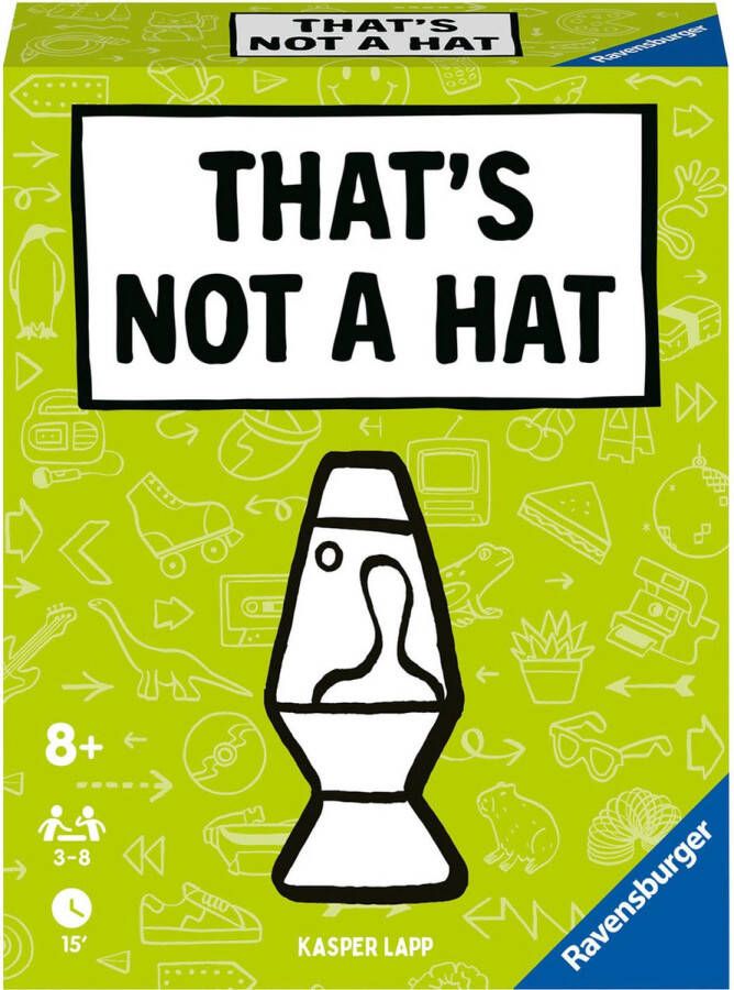 Ravensburger – That s Not a Hat Pop Culture Bluffend Geheugenspel met Iconische Voorwerpen