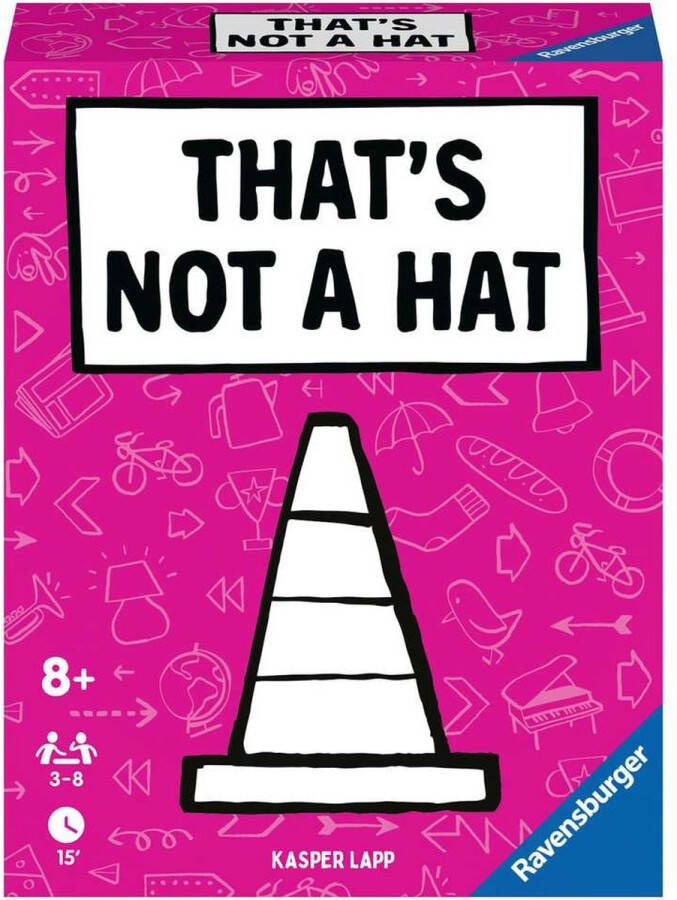 Ravensburger – That's Not a Hat Bluffend Kaartspel voor Familie en Vrienden