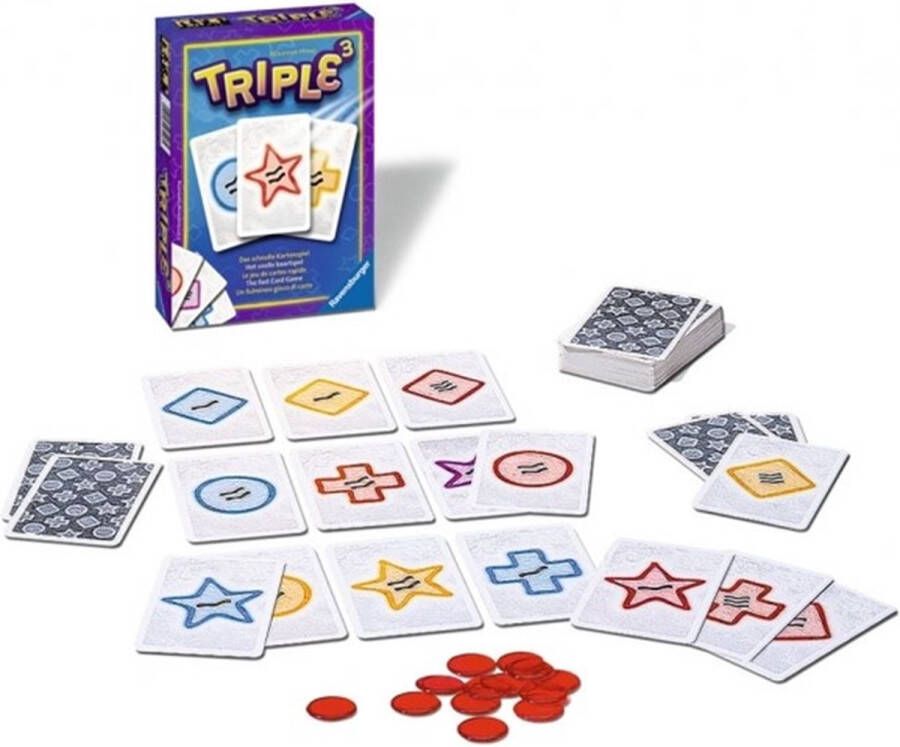 Ravensburger Tripple 3 Kaartspel