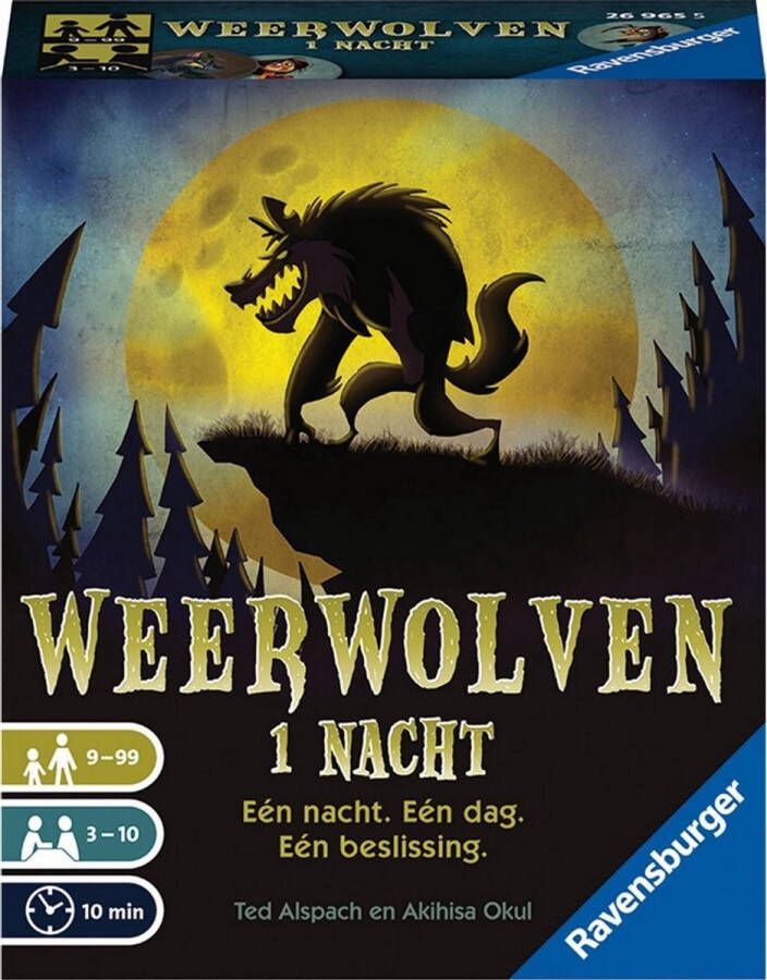 Ravensburger Gezelschapsspellen Weerwolven 1 nacht