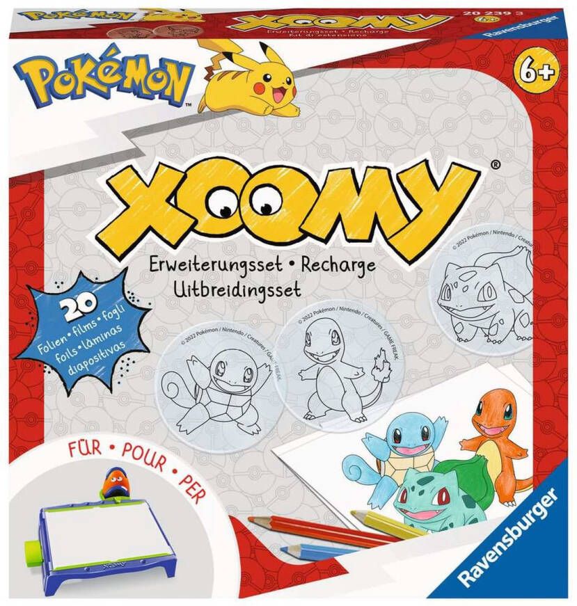 Ravensburger Xoomy Refill Pokémon Hobbypakket