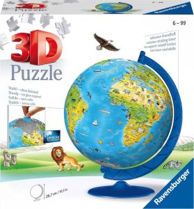 Ravensburger XXL Kinder globe (Engels) 3D Puzzel 180 stukjes