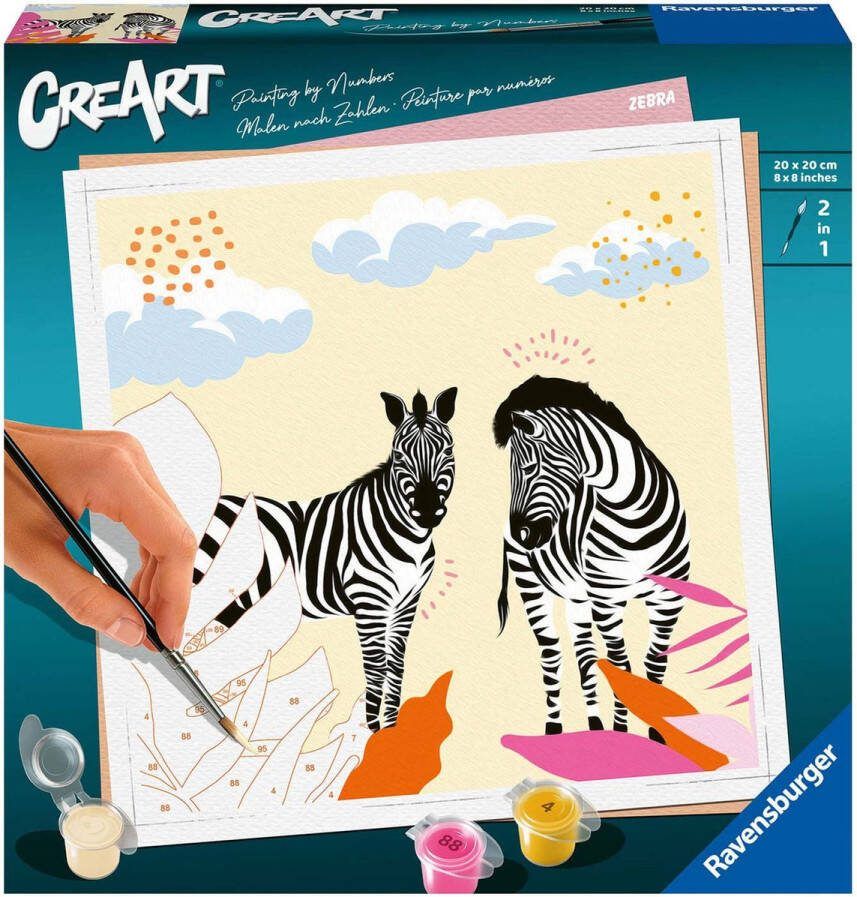 Ravensburger Zebra Schilderen op nummer voor volwassenen