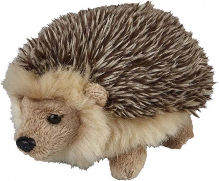Ravensden Egel pluche dieren knuffel bruin 18 cm bosdieren knuffels