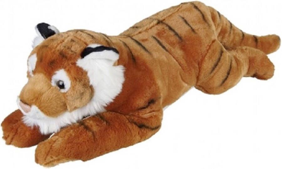 Ravensden Grote pluche bruine tijger knuffel 60 cm Tijgers wilde dieren knuffels Speelgoed voor kinderen