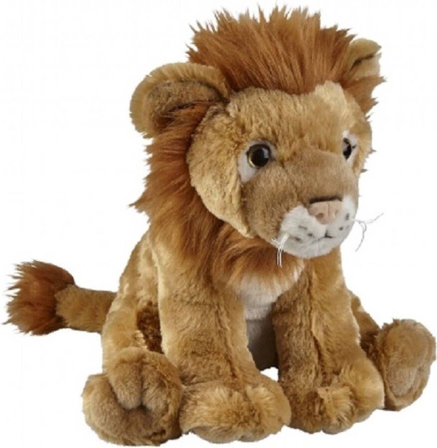 Ravensden Pluche bruine leeuw knuffel 30 cm Leeuwen wilde dieren knuffels Speelgoed voor kinderen