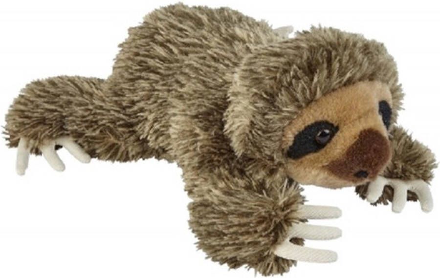 Ravensden Pluche bruine luiaard knuffel 25 cm Luiaards wilde dieren knuffels Speelgoed voor kinderen