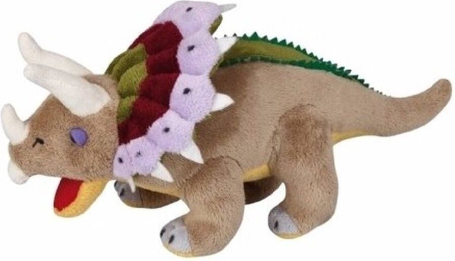 Ravensden Knuffel dinosaurier Tricaterops 30 cm Knuffeldier