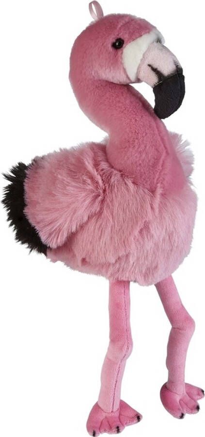 Ravensden Pluche flamingo knuffel 41 cm knuffeldier knuffelbeest Tropische vogels