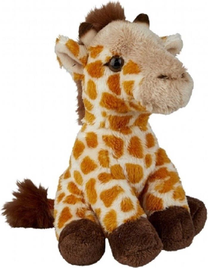 Ravensden Pluche gevlekte giraffe knuffel 15 cm Giraffen safaridieren knuffels Speelgoed knuffeldieren knuffelbeest